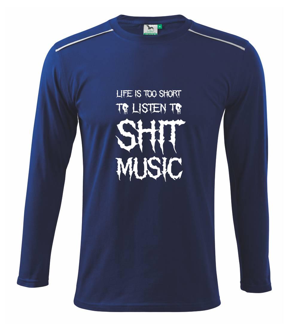 Metal font - listen music (Hana-creative) - Triko s dlouhým rukávem Long Sleeve