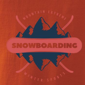 Snowboarding hory extreme
