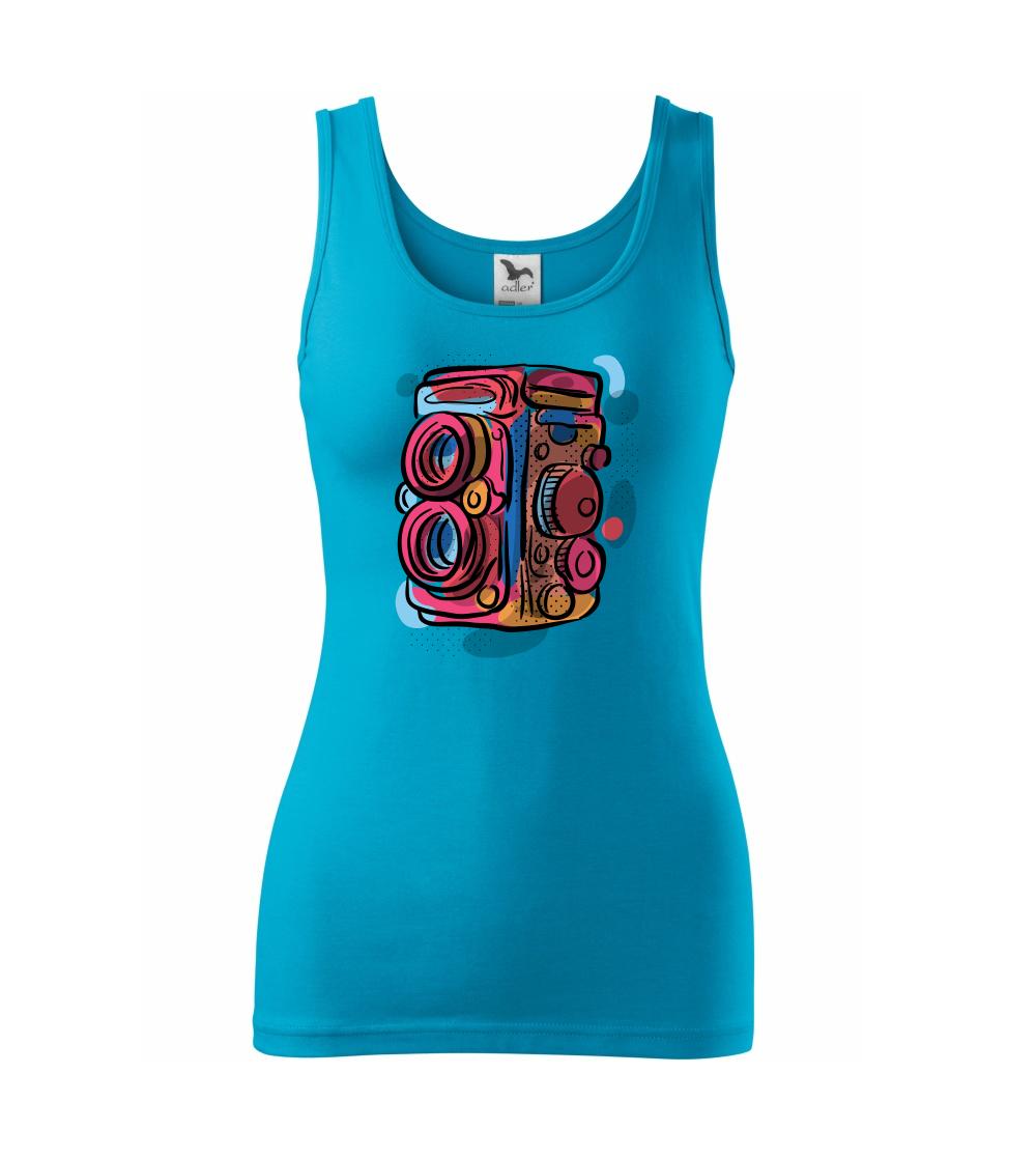 Foťák barevný - dvě čočky