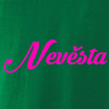 Nevěsta nápis