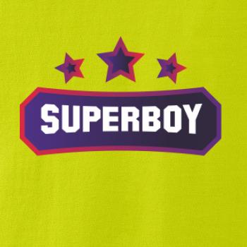Superboy - nápis barevný