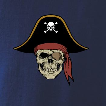 Pirátská lebka s kloboukem