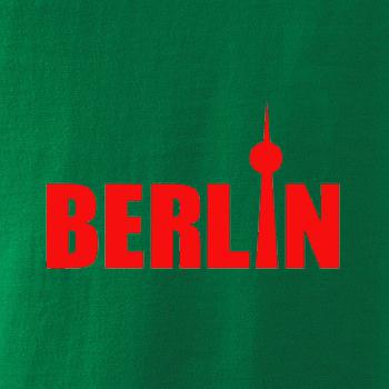 Berlin nápis věž Berliner Fernsehturm