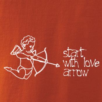 Start with love arrow