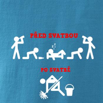 Před a po - svatba párty