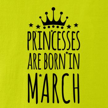 Princesses are born in March