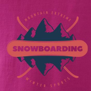 Snowboarding hory extreme