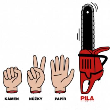 kámen, nůžky, papír, pila (Hana-creative)