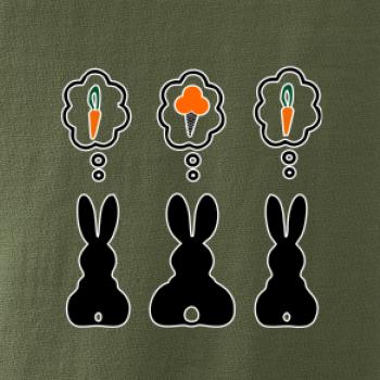 Králici přemýšlí, co by sežrali