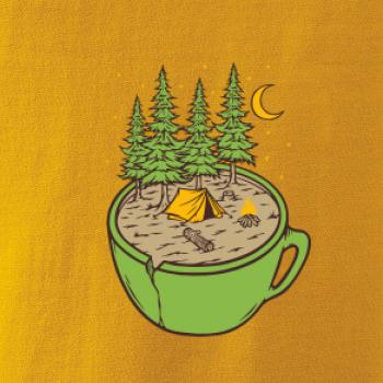 Hrnek plný stanování