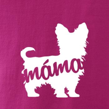 Jorkšírský teriér máma obrys