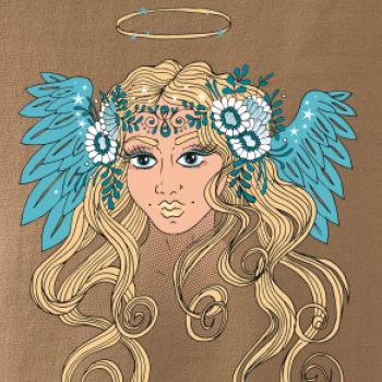 Anděl malovaný - žena (Pecka design)