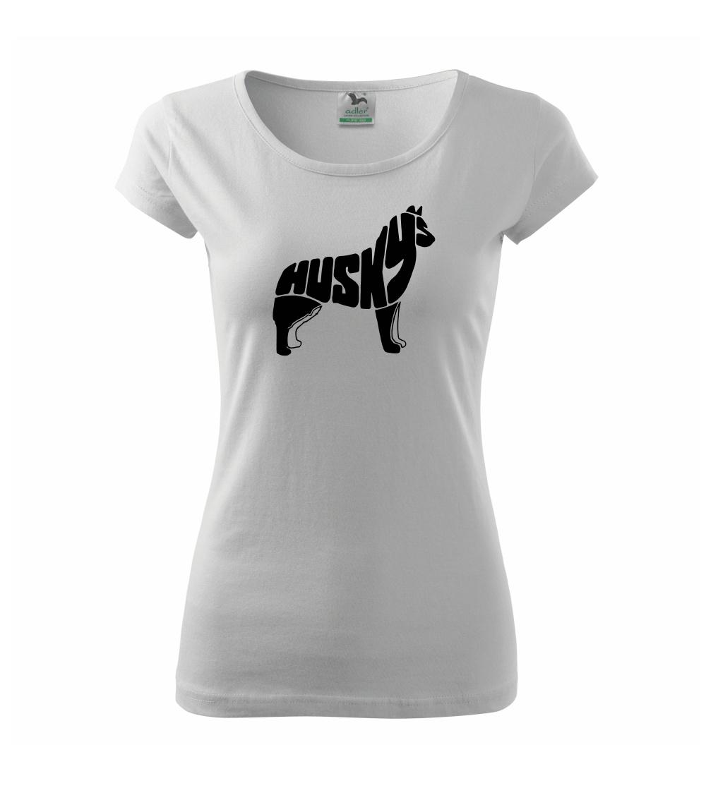 Husky - text v těle