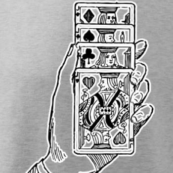 Poker ruka s kartama