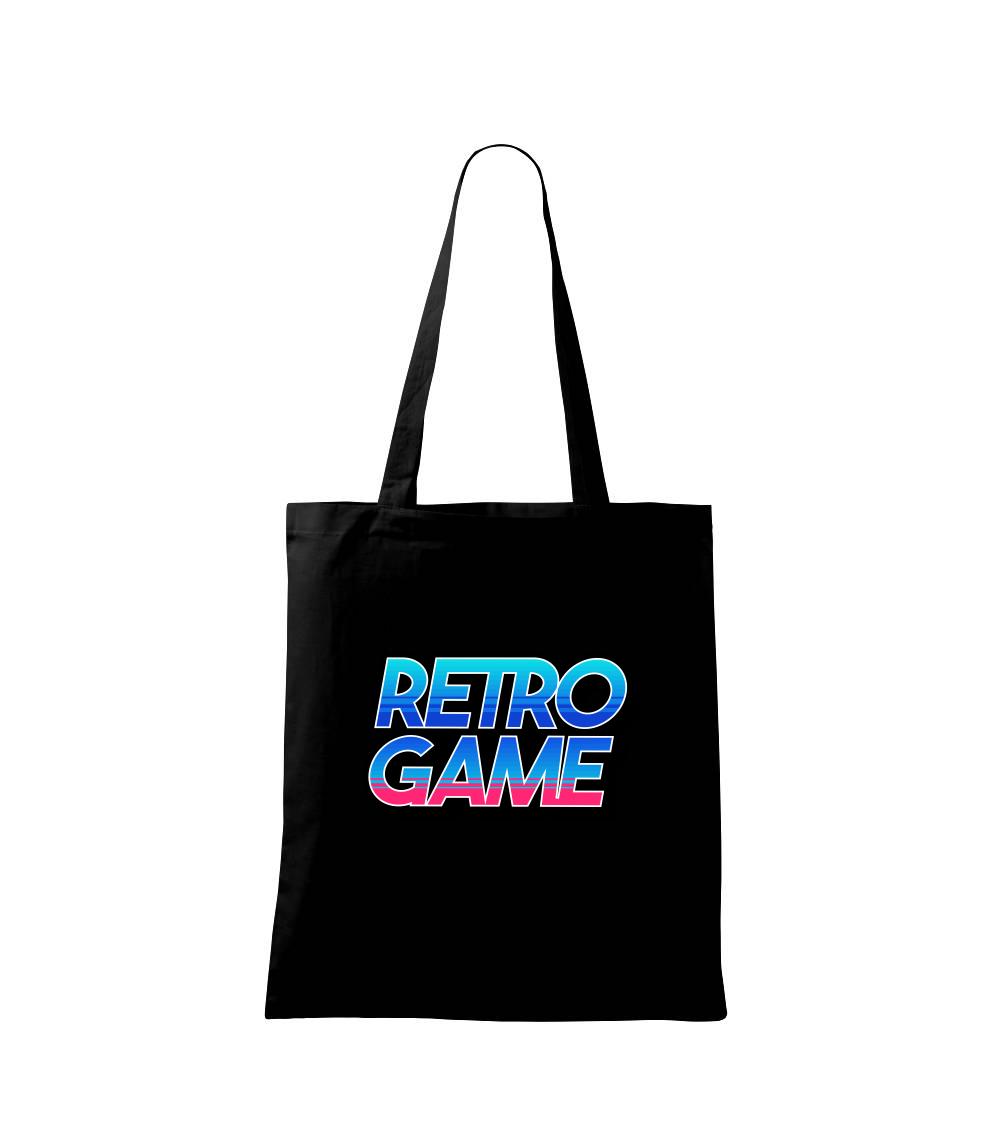 Retro game nápis barevný