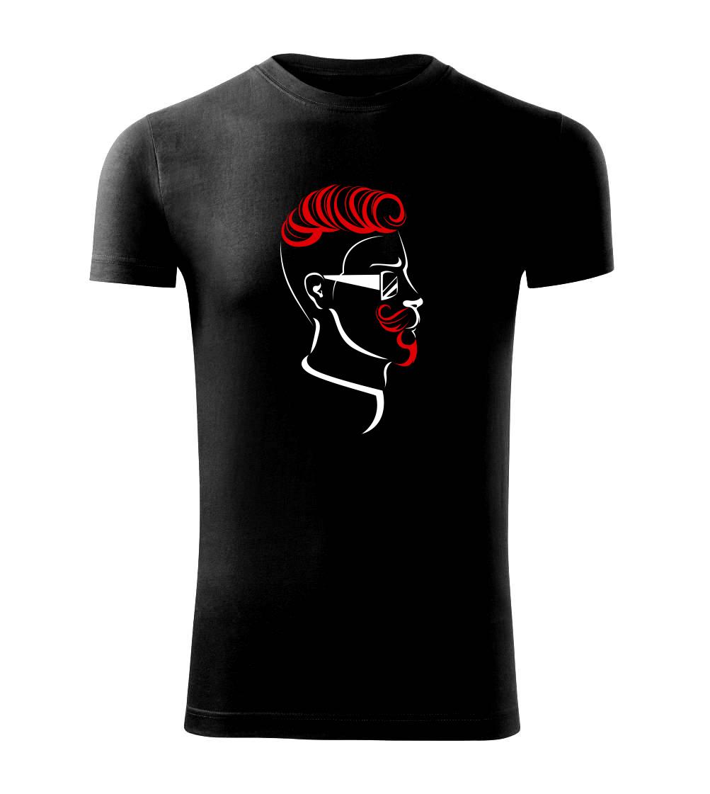 Borec s upraveným vousem - Viper FIT pánské triko
