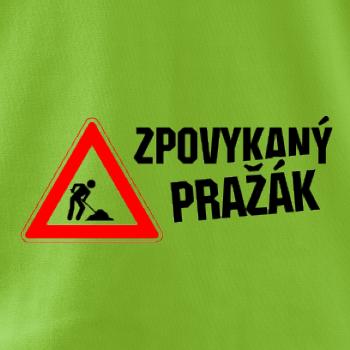 Zpovykaný Pražák - práce na silnici