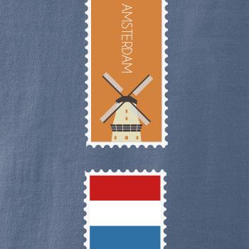 Amsterdam známka barevná