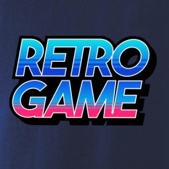 Retro game nápis barevný