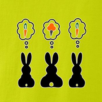 Králici přemýšlí, co by sežrali