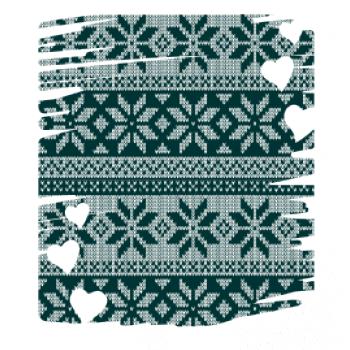 Vánoční vzor v rámečku