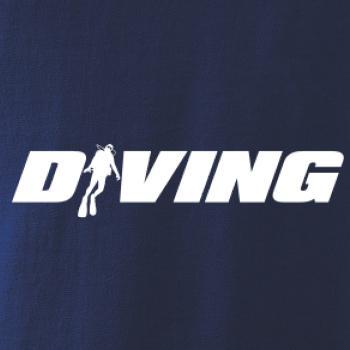 Diving nápis potápěč Diving nápis potápěč