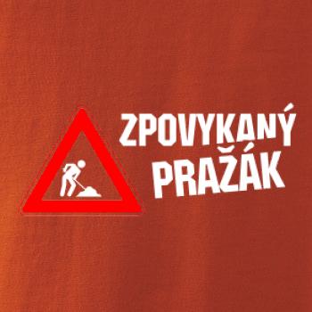 Zpovykaný Pražák - práce na silnici