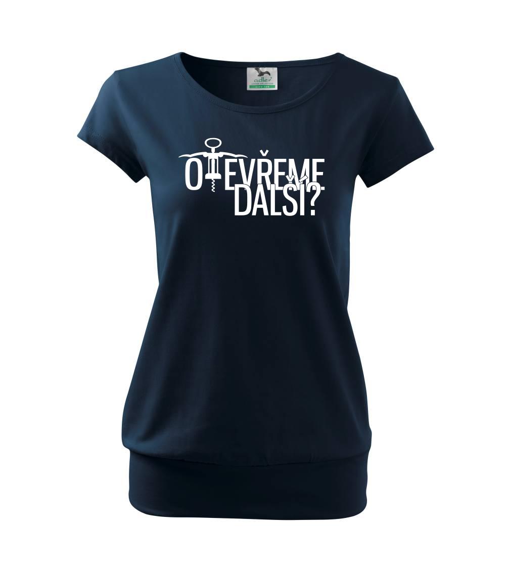 Otevřeme další? - Volné triko city