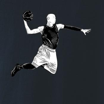 Basketbalista ve výskoku