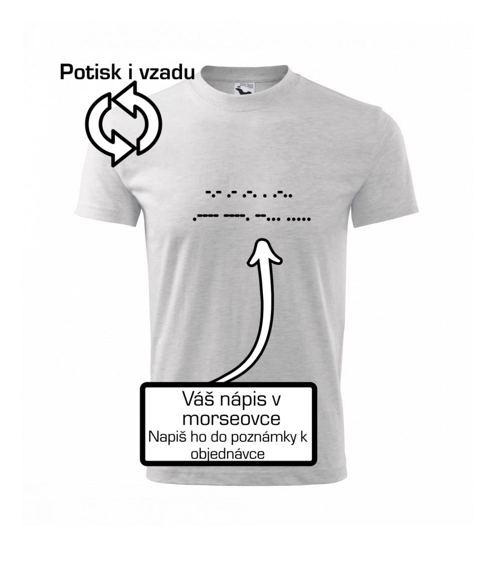 Morseovka - váš nápis