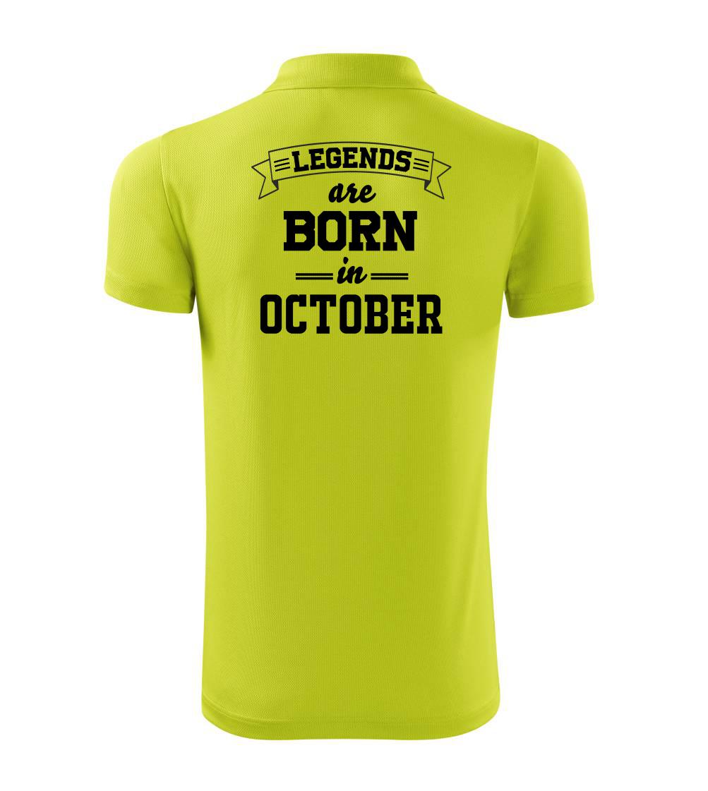 Legends are born in October - Polokošile Victory sportovní (dresovina)