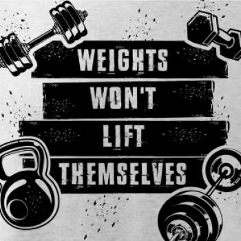 Weights wont lift themselfs