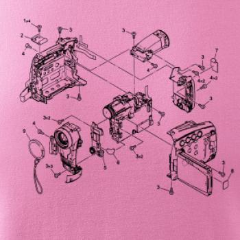 Nákres videokamera stará