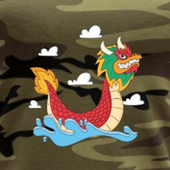 Dračí loď kreslená