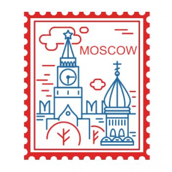 Moskva známka jednoduchá