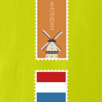 Amsterdam známka barevná