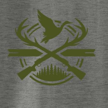 Lovec a kachny - zelený