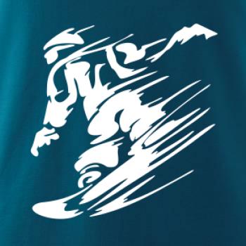 Rychlý snowboardista