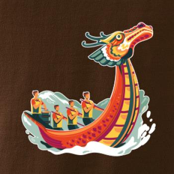 Dračí lodě při závodě