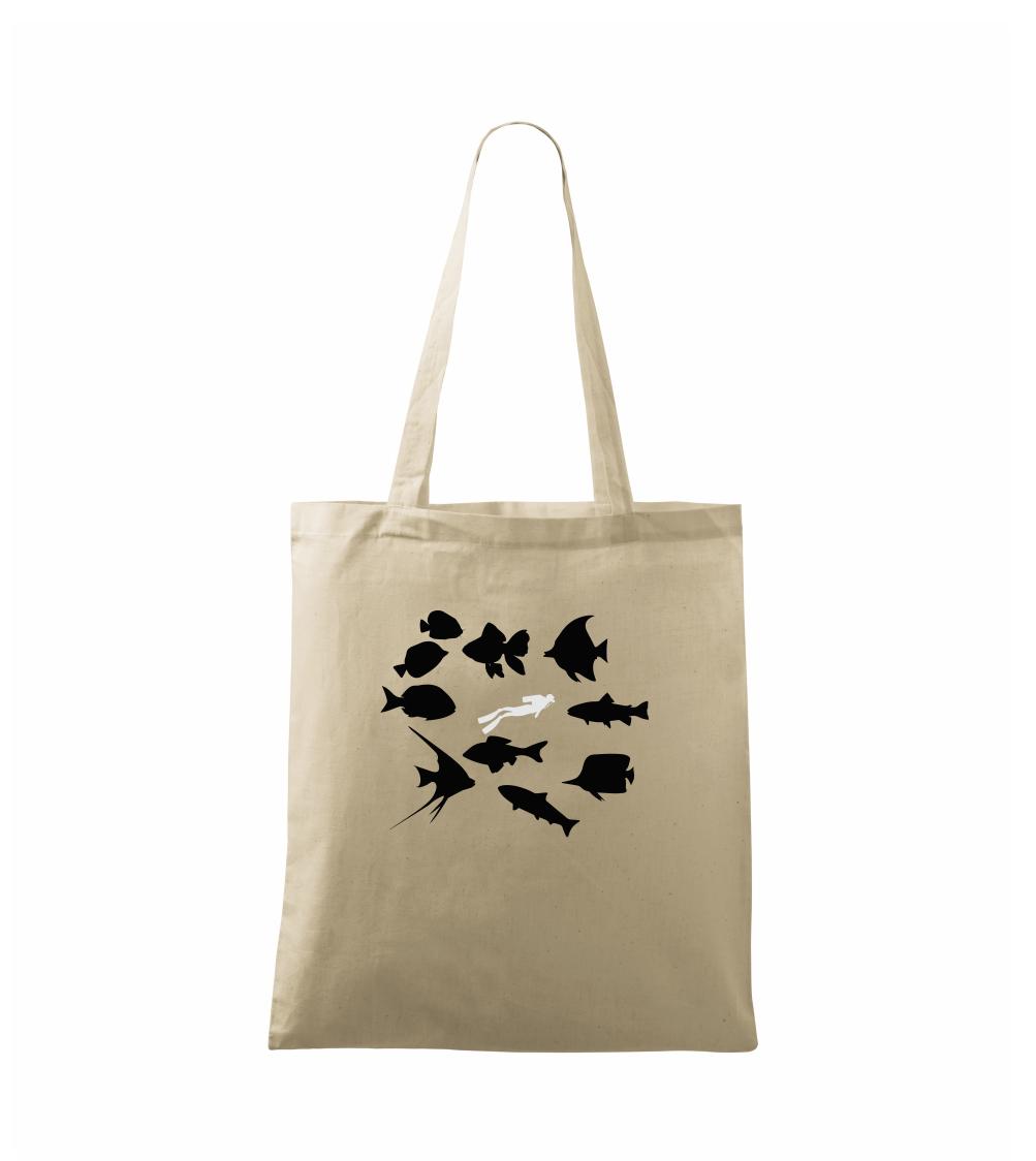 Potápeč ryby čtverec