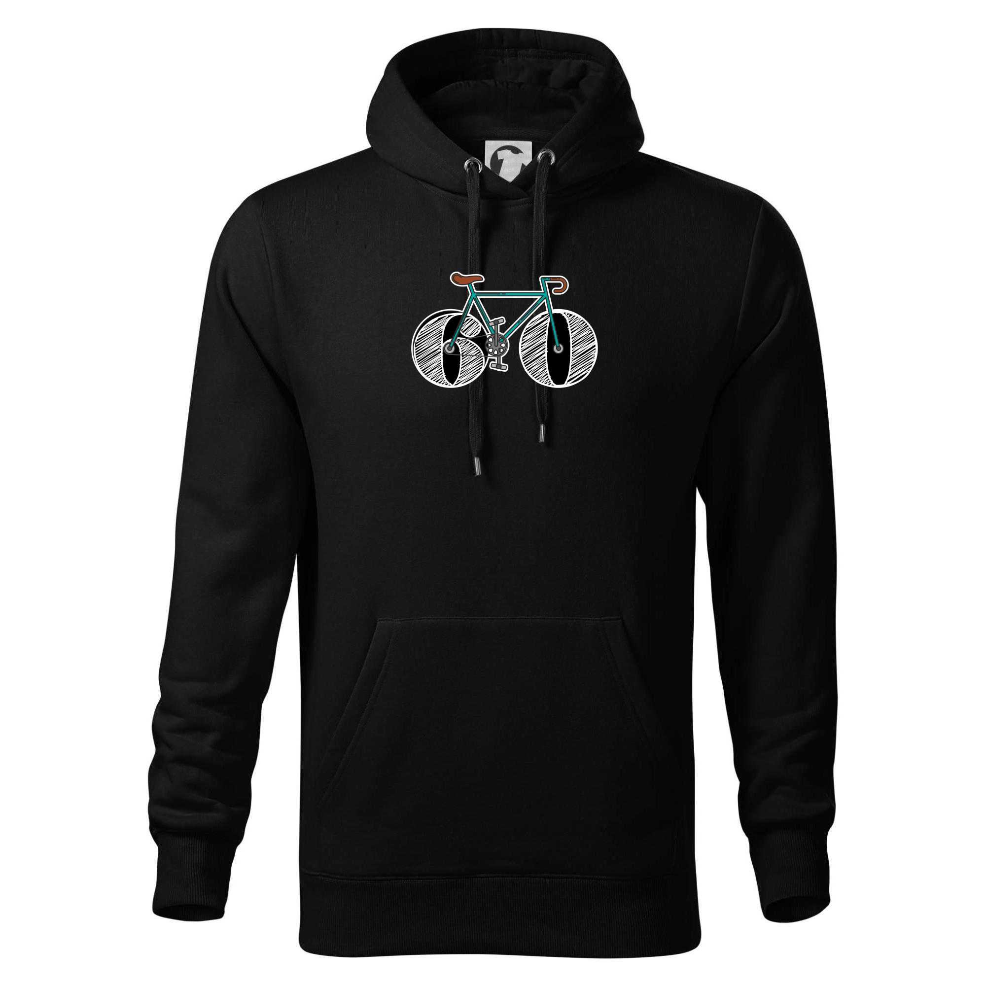 Narozeniny 60 let na kole - Mikina pánská Cape s kapucí - 4XL ( Černá )