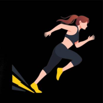 Běhání - žena startuje