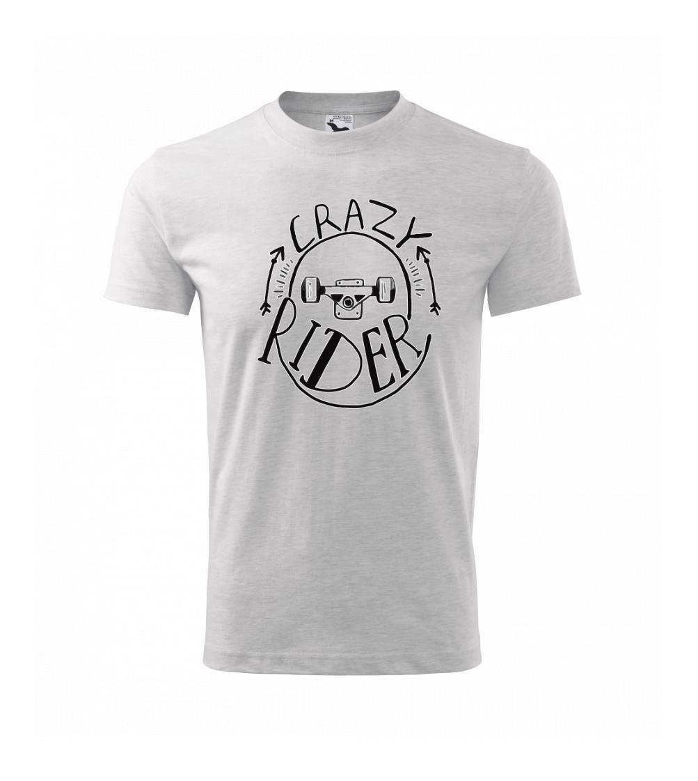 Crazy skateboard rider