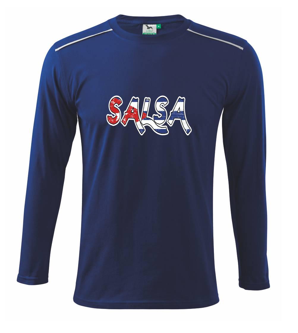 Salsa vlajka - Triko s dlouhým rukávem Long Sleeve