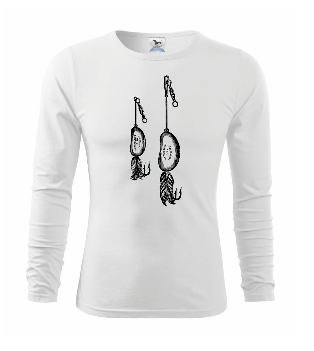 Kreslené dvě návnady - Triko dětské Long Sleeve