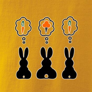 Králici přemýšlí, co by sežrali