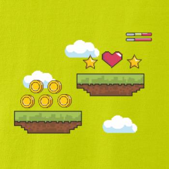 Gamer - stará hra - mince a mraky