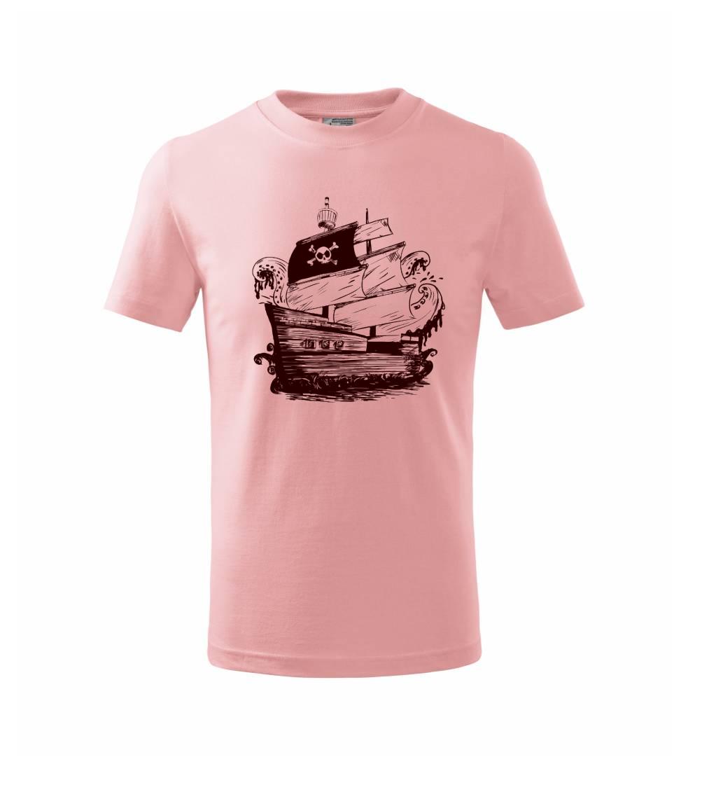 Pirátská loď malovaná