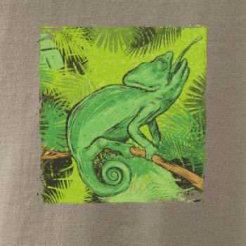 Chameleon na větvi