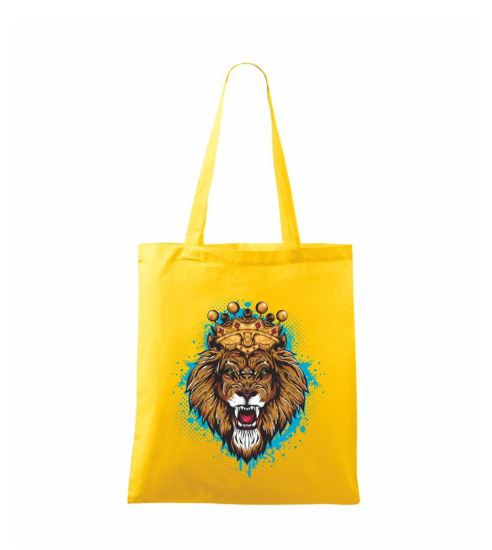 Lev kreslený s korunou